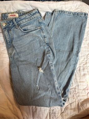 Wrangler High Rise Bold Boot Jeans with Faded Wash